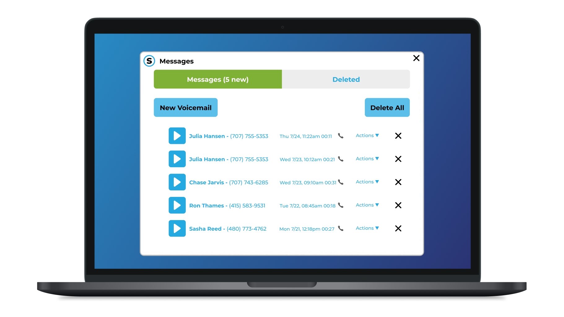 Desktop Communicator screenshot